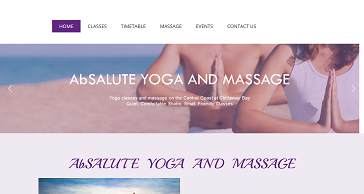 Absalute Yoga and Massage Home thumbnail - Top4 Technology