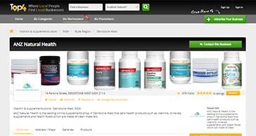 ANZ Natural Health - Top4 Technology