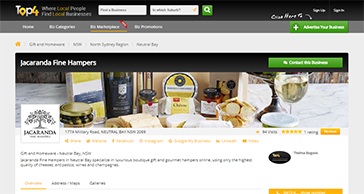 Jacaranda Fine Hampers - Top4 Technology