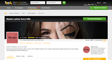 Master Lashes Surry Hills 6 - Top4 Technology