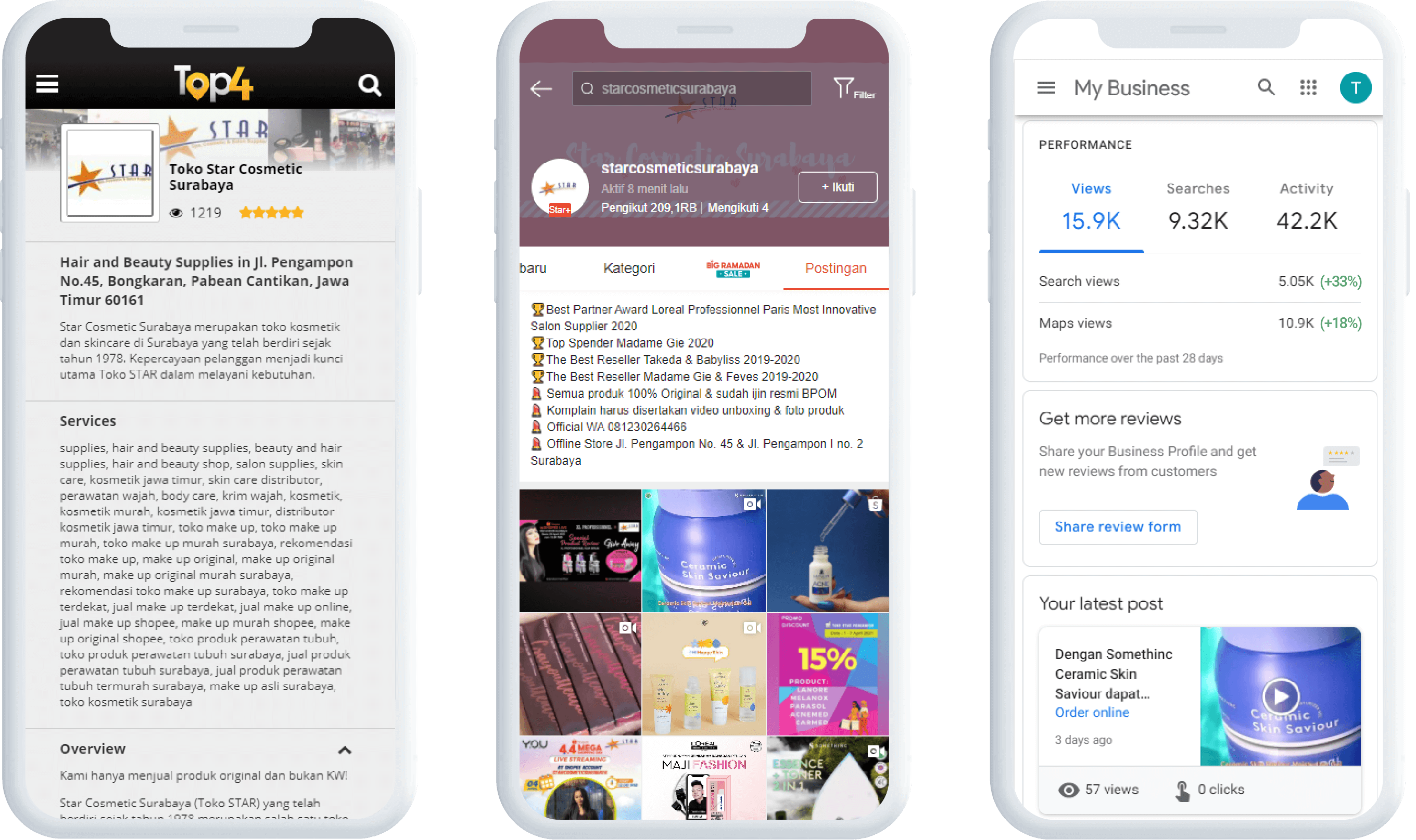 Beauty – Toko Star – Digital Marketing Case study_Top4 Technology