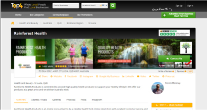 Health and Beauty Digital Marketing Case Study - Rainforest Health