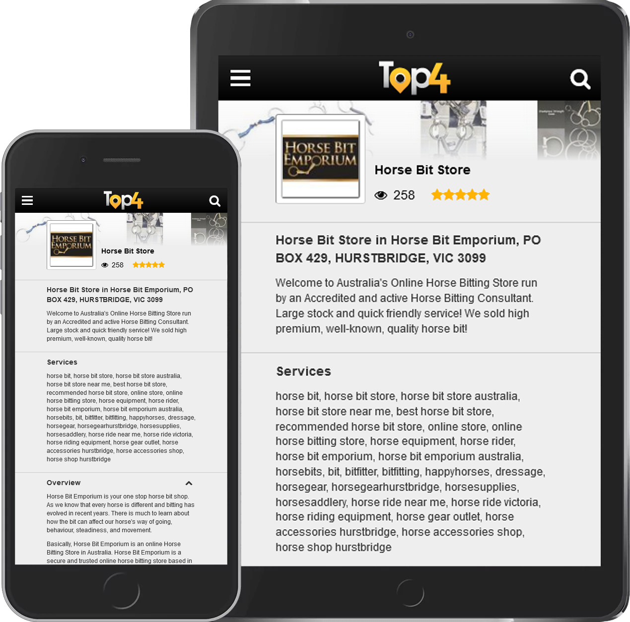 http://Horse%20Bit%20Store%20Ecommerce%20visibility