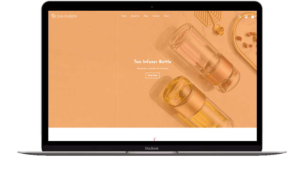Website Development for Retail - Cha Fusion 2