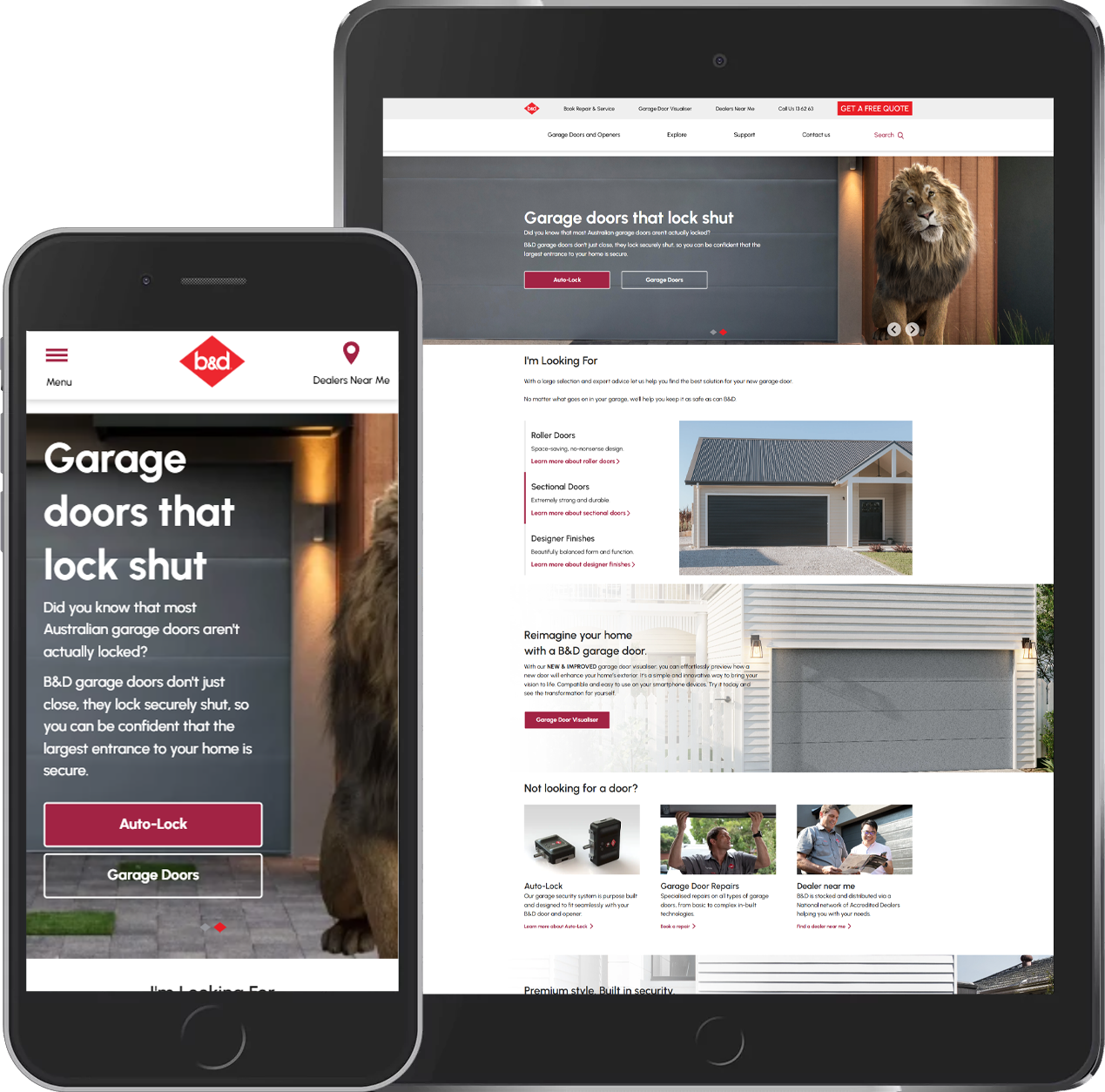 http://Website%20Redesign%20&%20Interactive%20Visualisation%20Tool%20for%20B&D%20Garage%20Doors